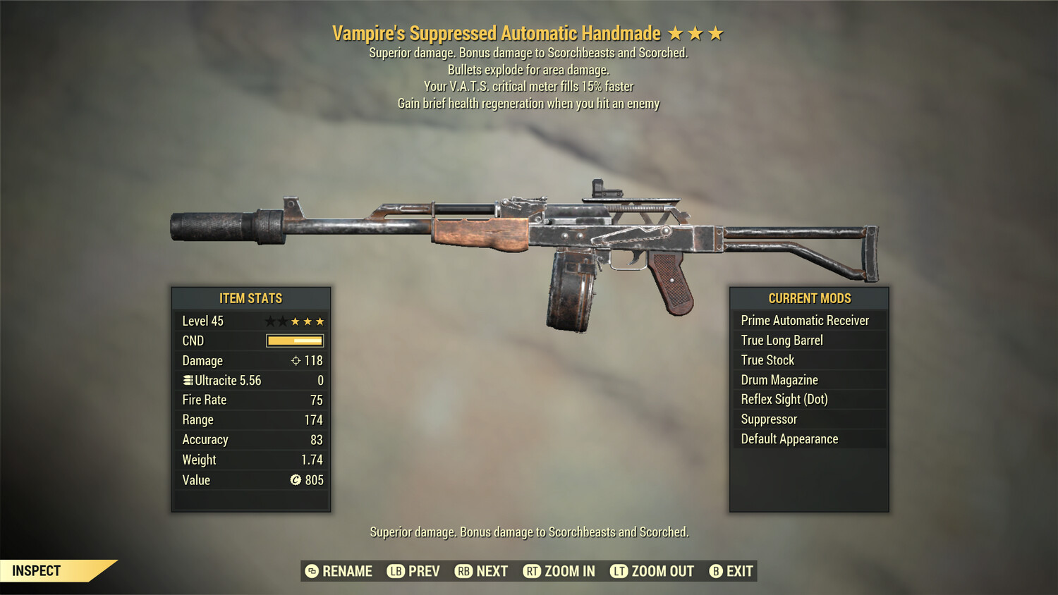 Vampire Explosive 15c Handmade