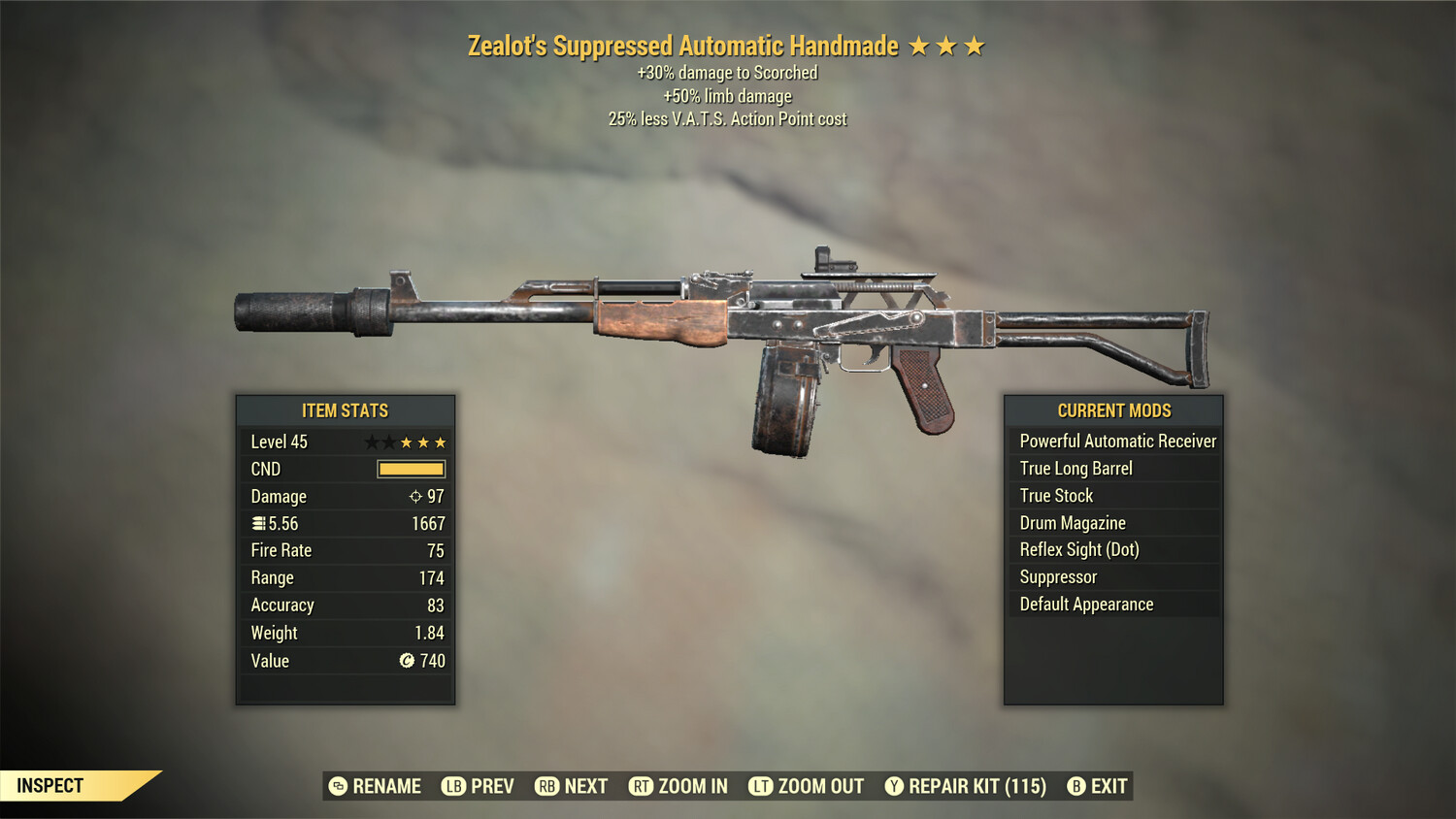 Zealots 50L/25 Handmade