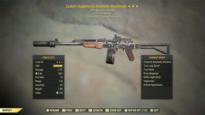 Zealots 50L/25 Handmade