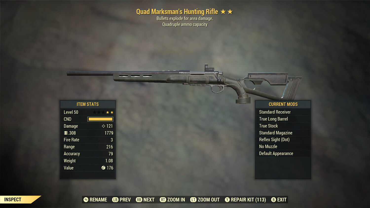 Quad Explosive Hunting Rifle