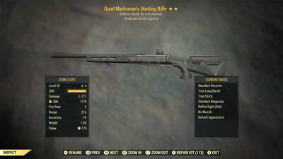 Quad Explosive Hunting Rifle