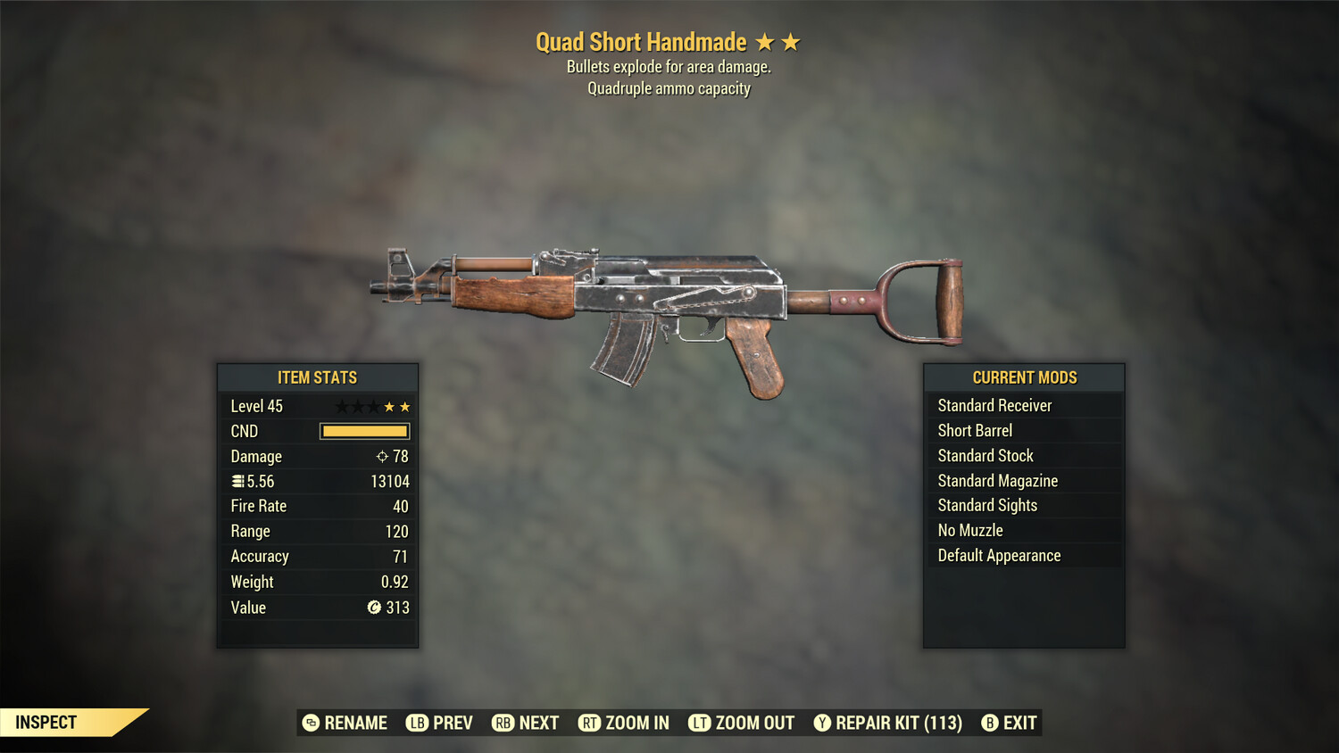 Quad Explosive Handmade