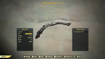 Junkie SS/1S Bone Club