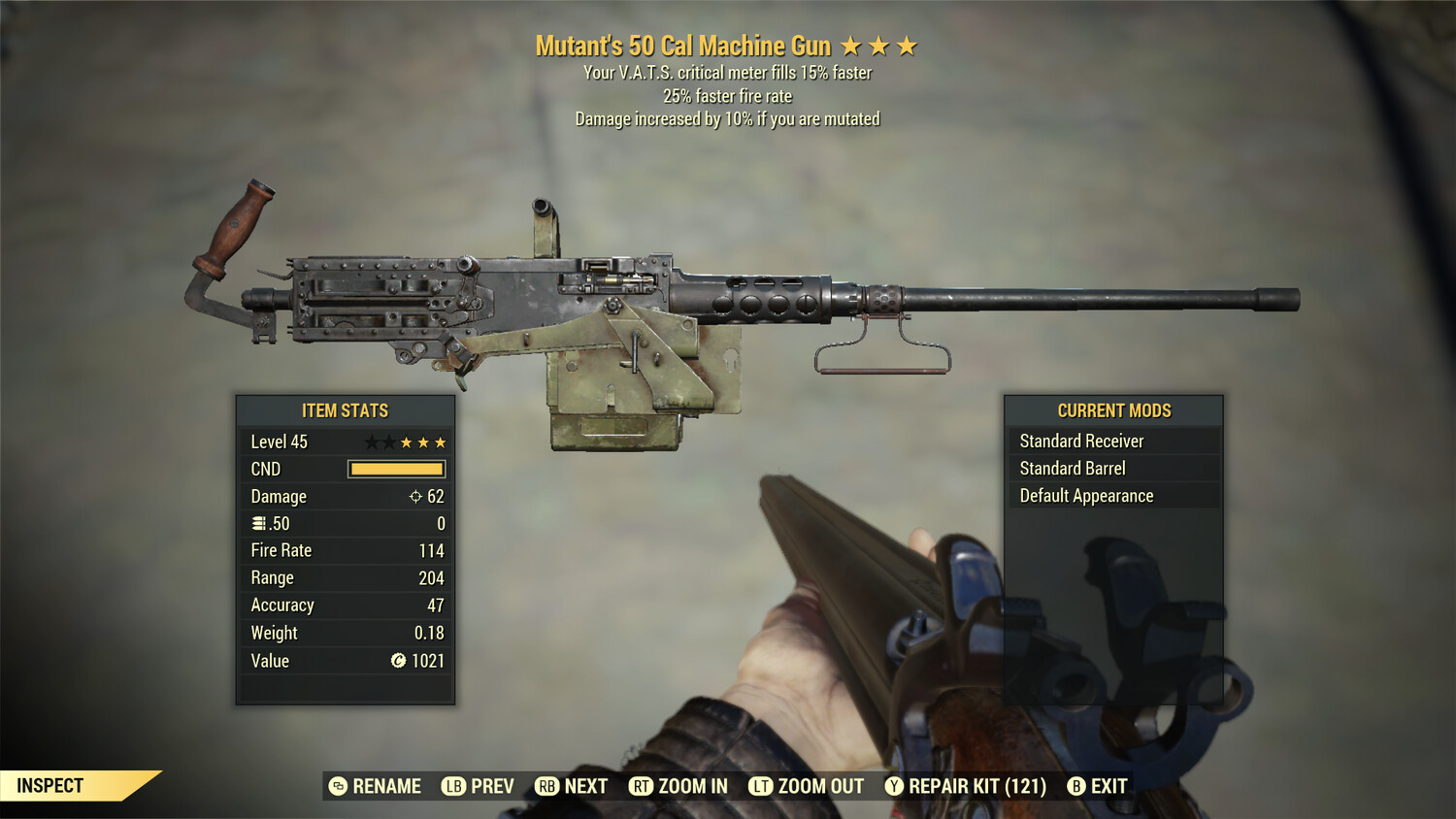 Mutant 25/15 50-Cal Machine Gun