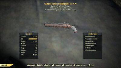 Vampire Explosive 250 Hunting Rifle