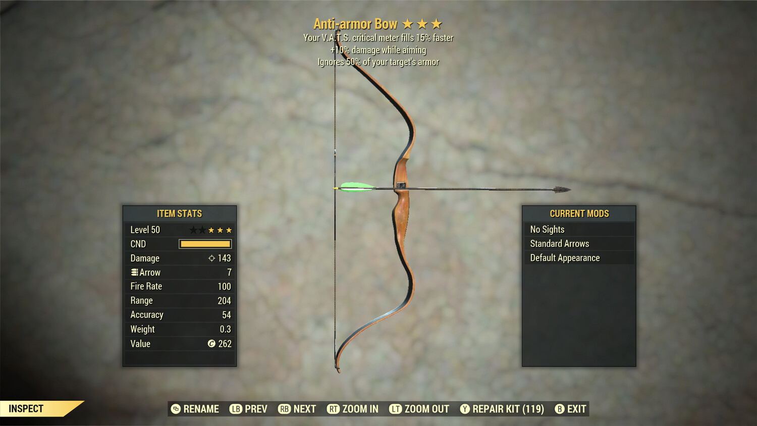 Anti Armor 25/15 Bow