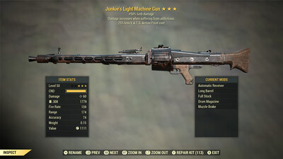 Junkie 50/25 Light Machine Gun