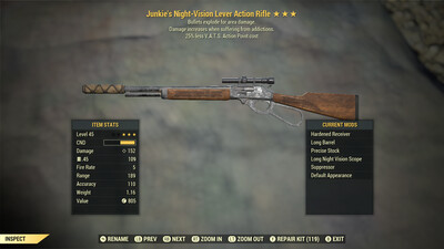 Junkie Explosive 25 Lever Action Rifle