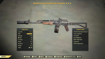 Bloodied 50/90 Handmade