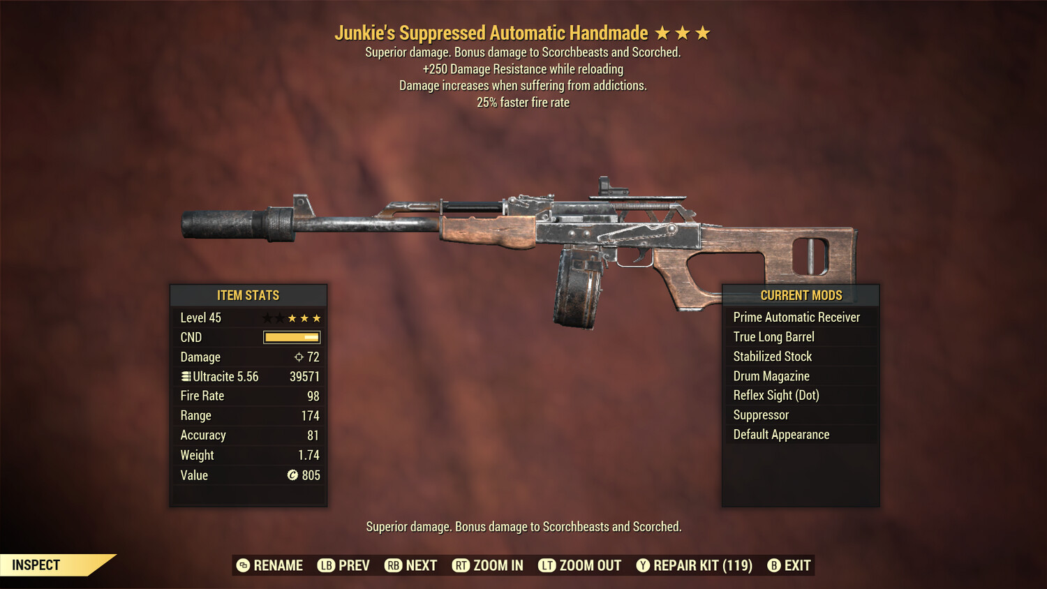 Junkie 25/250 Handmade