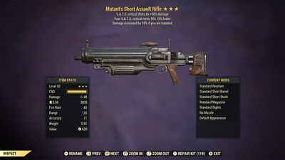 Mutant 50/15 Assault Rifle