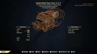 Zealots EDR Sentinel Raider Torso