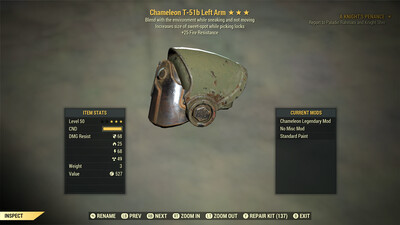 Chameleon FD/Lock T51 Left Arm