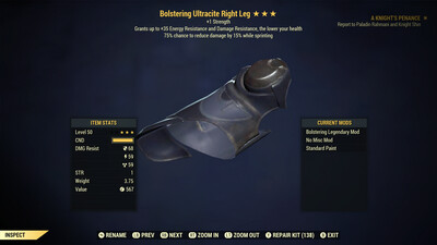 Bolstering 1S Cavalier Ultracite Right Leg