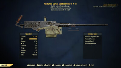 Nocturnal Explosive 50 50-Cal Machine Gun