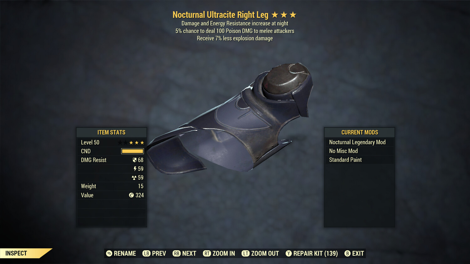 Nocturnal Exp PD Ultracite Right Leg