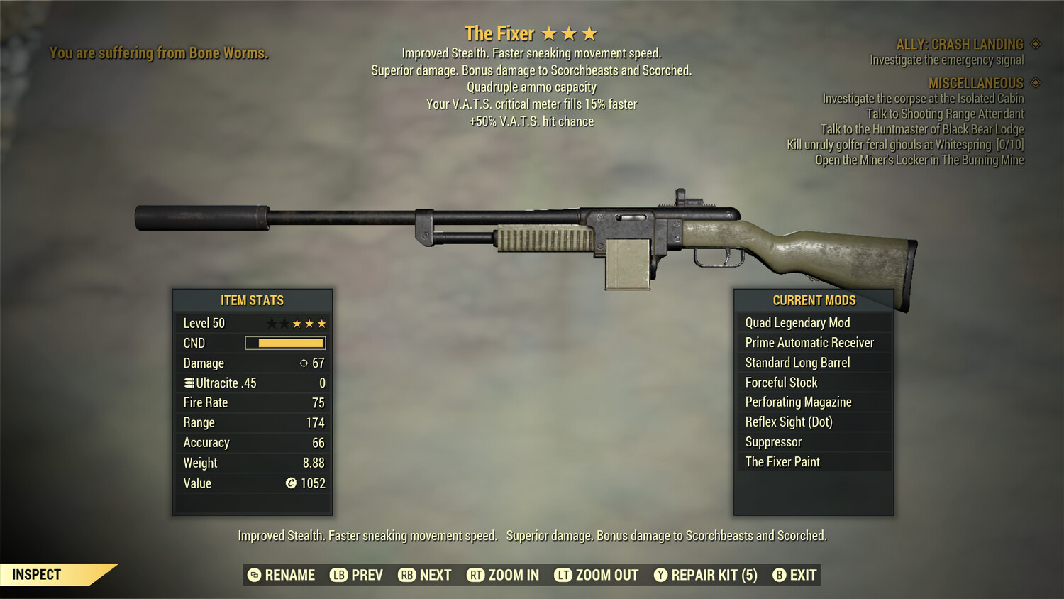 The Fixer: Quad 50c/15c