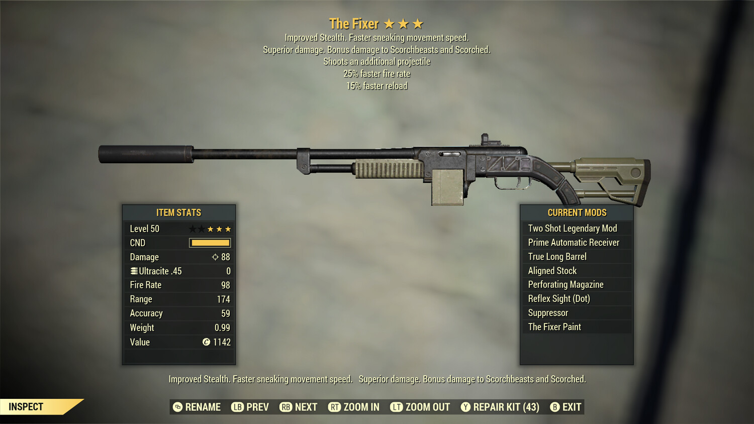 The Fixer: Two Shot 25/15r