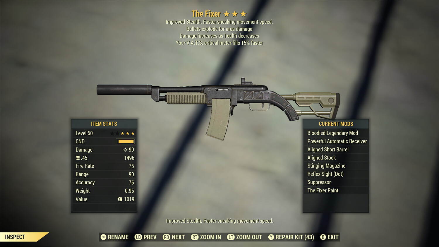 The Fixer: Bloodied Explosive 15c