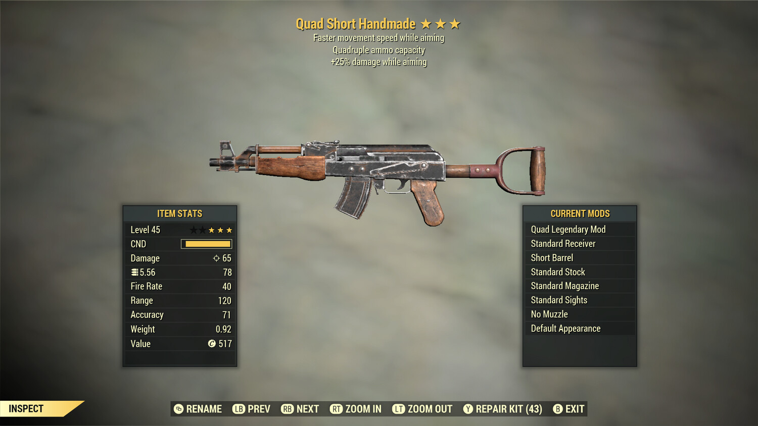 Quad 25/FMS Handmade