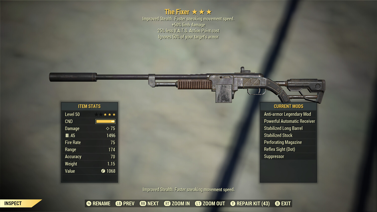 The Fixer: Anti Armor 50L/25