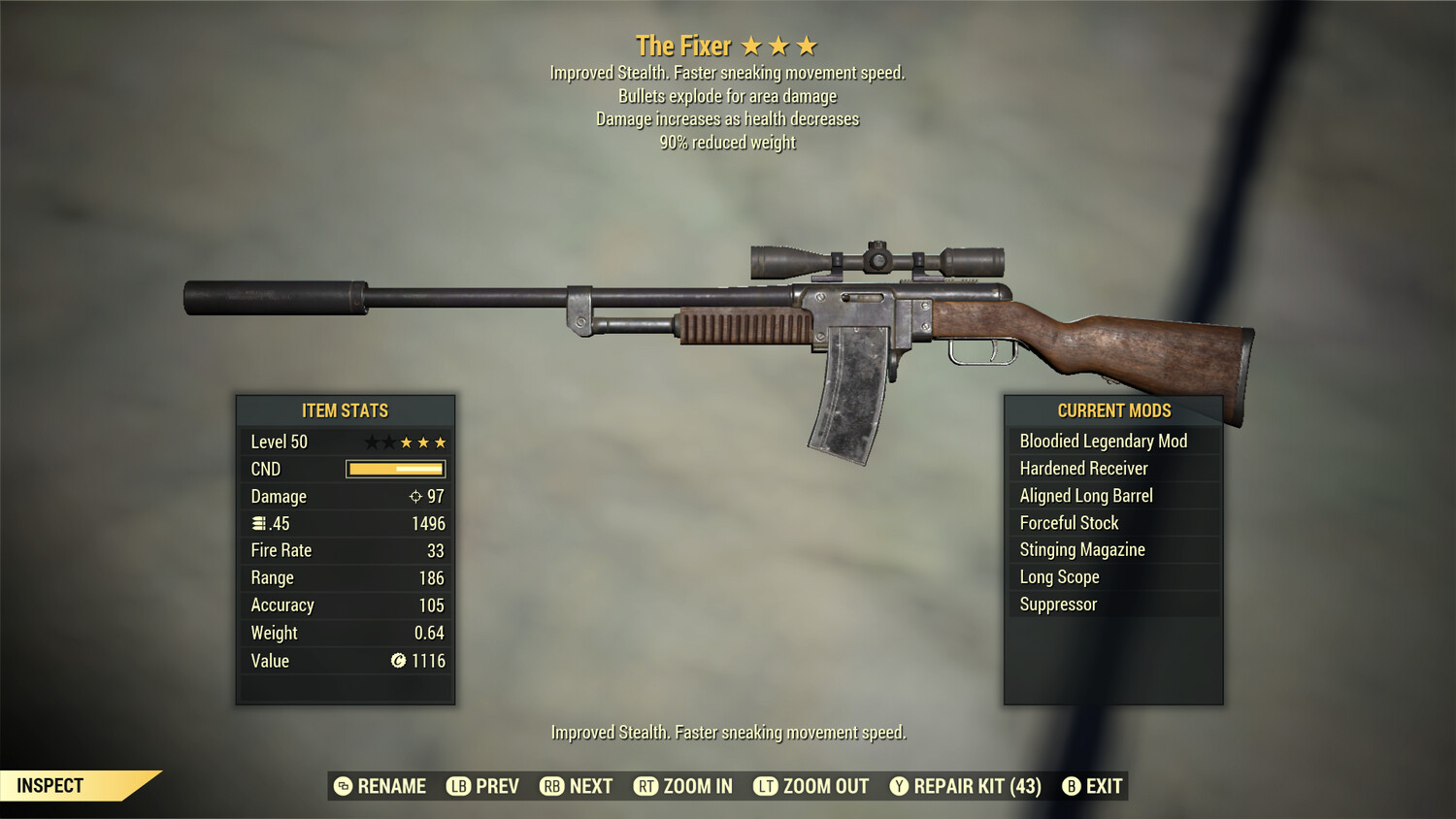 The Fixer: Bloodied Explosive 90