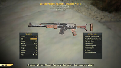 Unbreakable Bloodied Explosive 15r Handmade