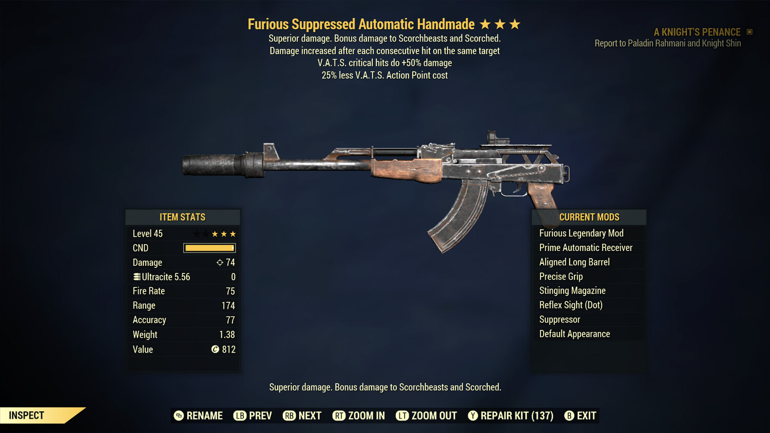 Furious 50/25 Handmade