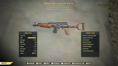 Mutant 25/25 Handmade