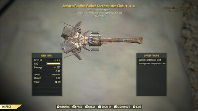 Junkie 1S SS Burning Barbed Sheepsquatch Club