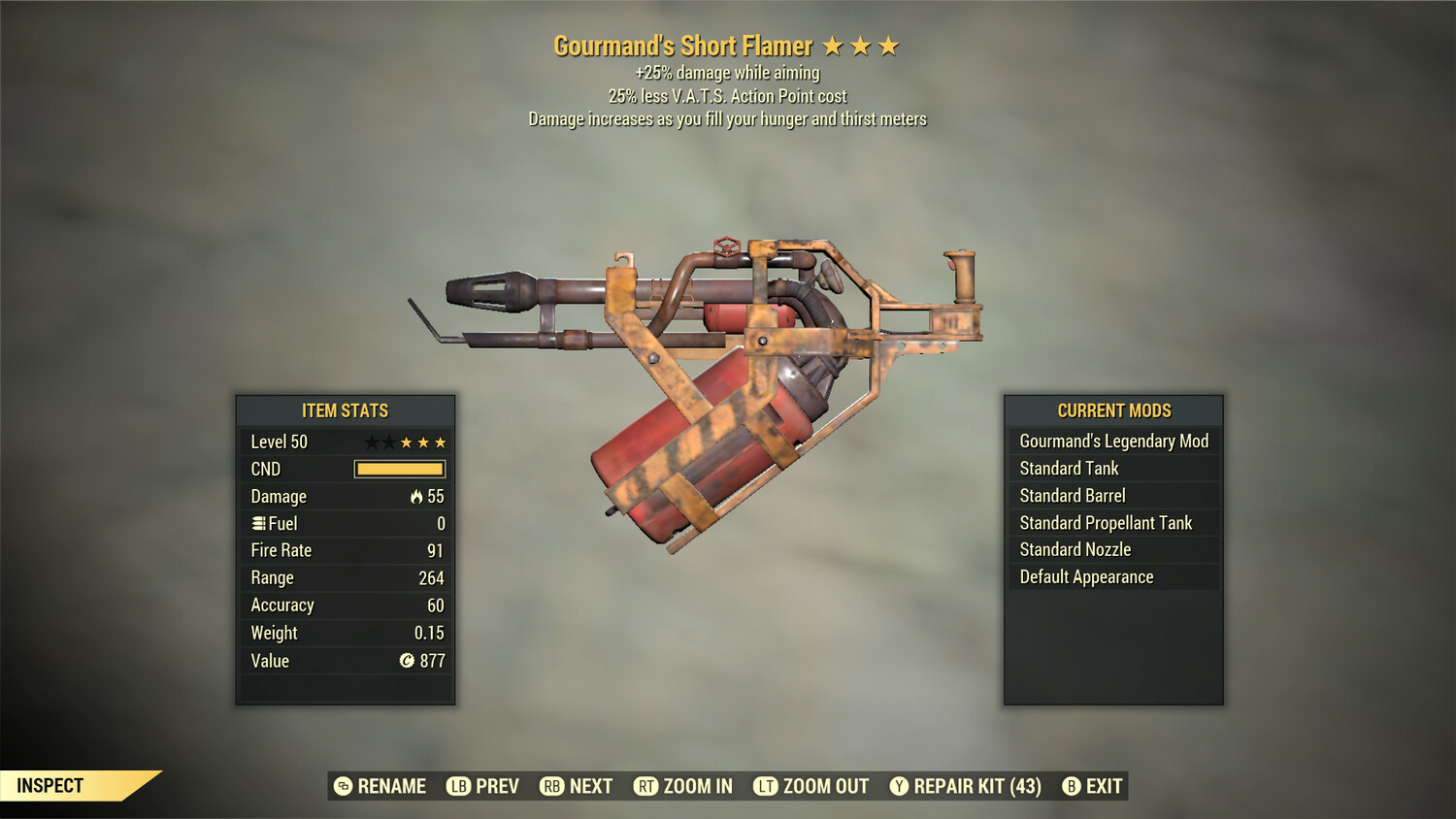Gourmand 25/25 Flamer/Napalmer 