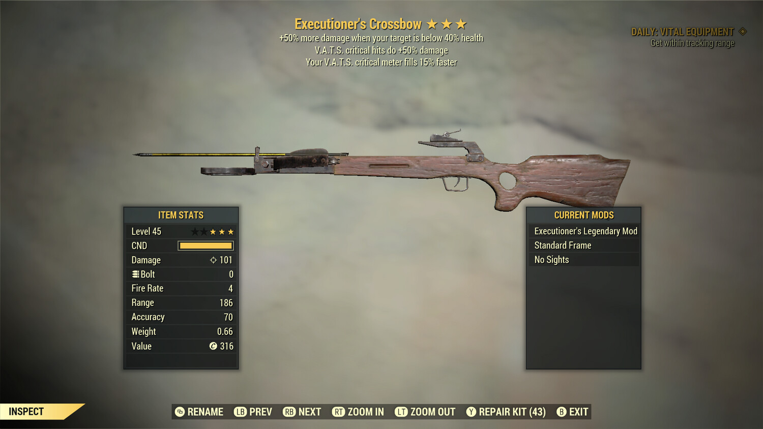 Executioners 50/15 Crossbow