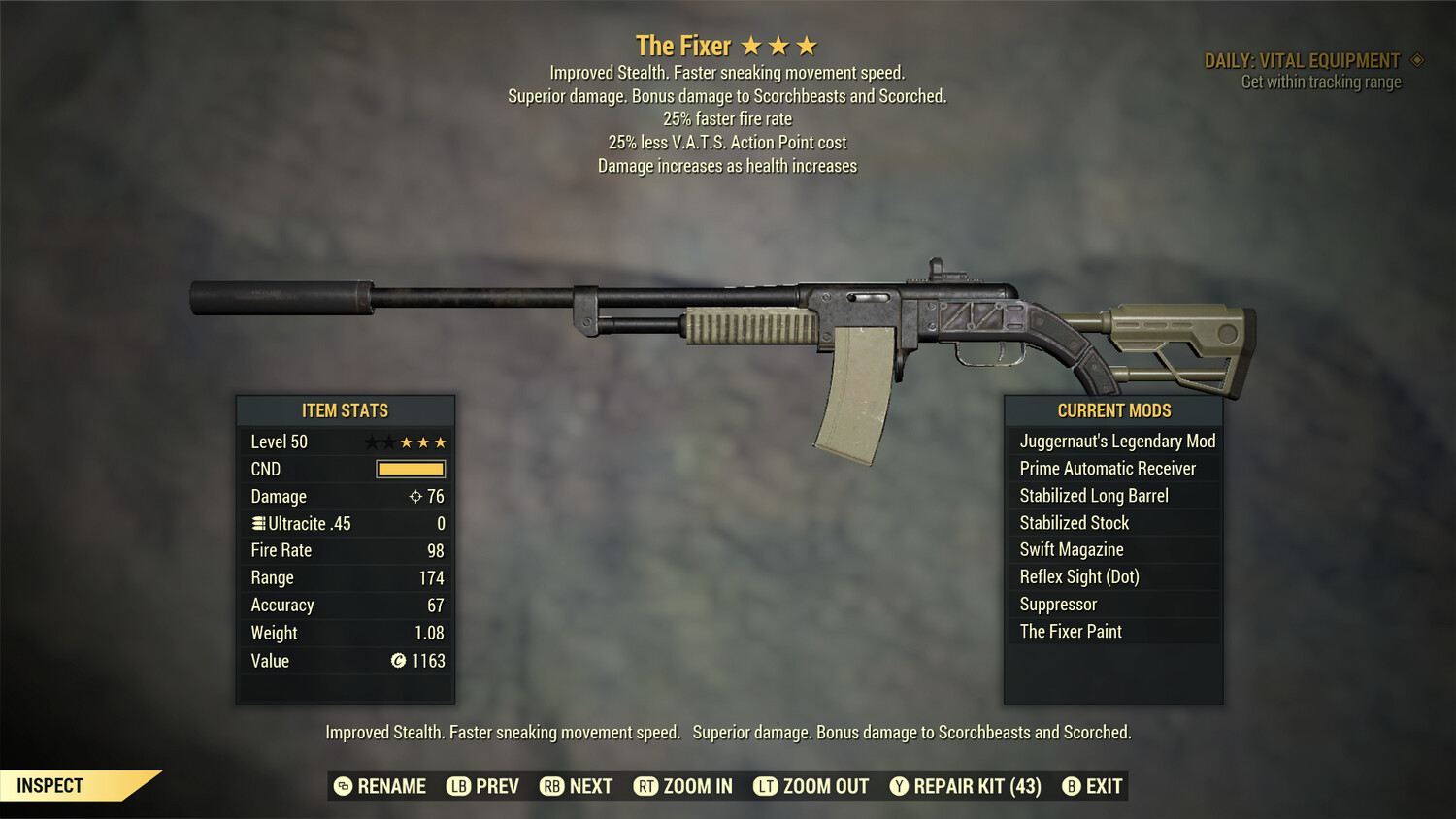 The Fixer: Juggernaut 25/25