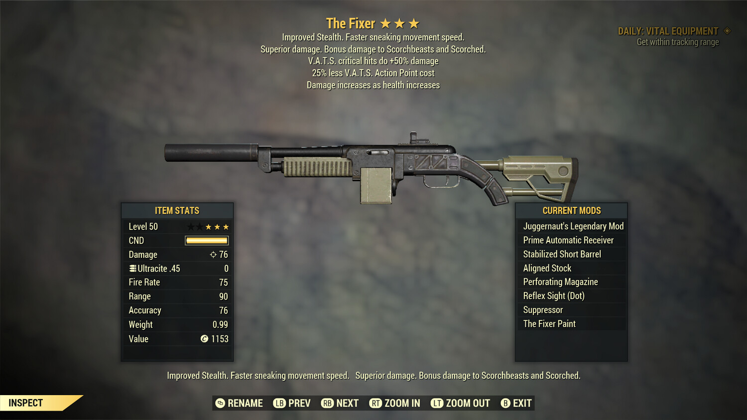 The Fixer: Juggernaut 50/25