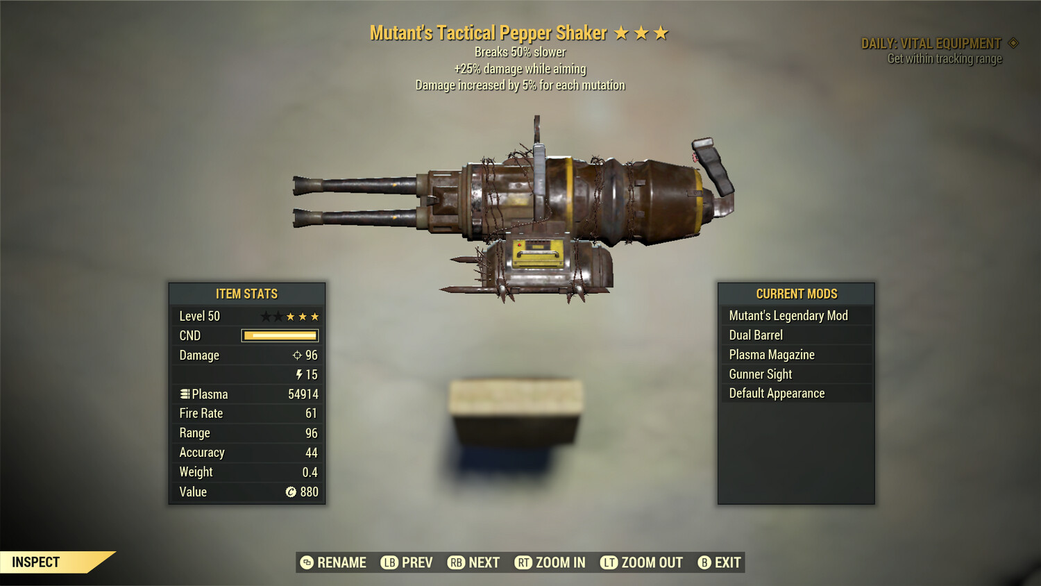 Mutant 25/Durability Pepper Shaker