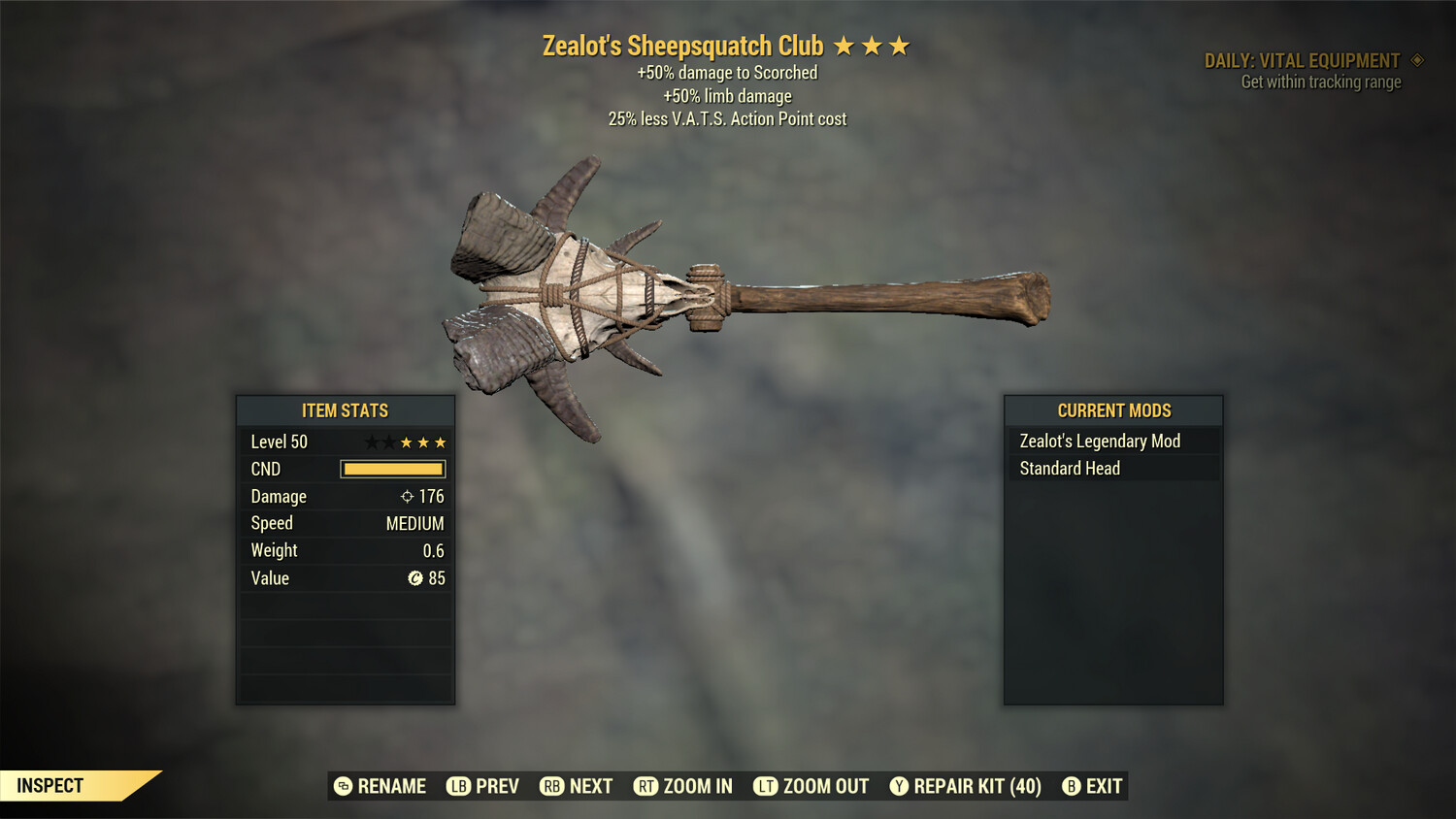 Zealots 50/50 Sheepsquatch Club