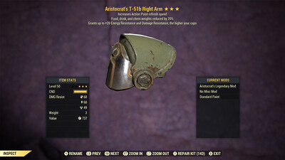 Aristocrat AP FDC T51 Right Arm