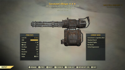 Executioners 25/15 Minigun