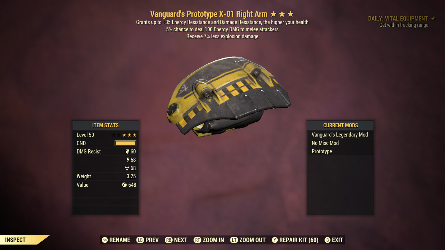 Vanguard Explosion ED X01 RA