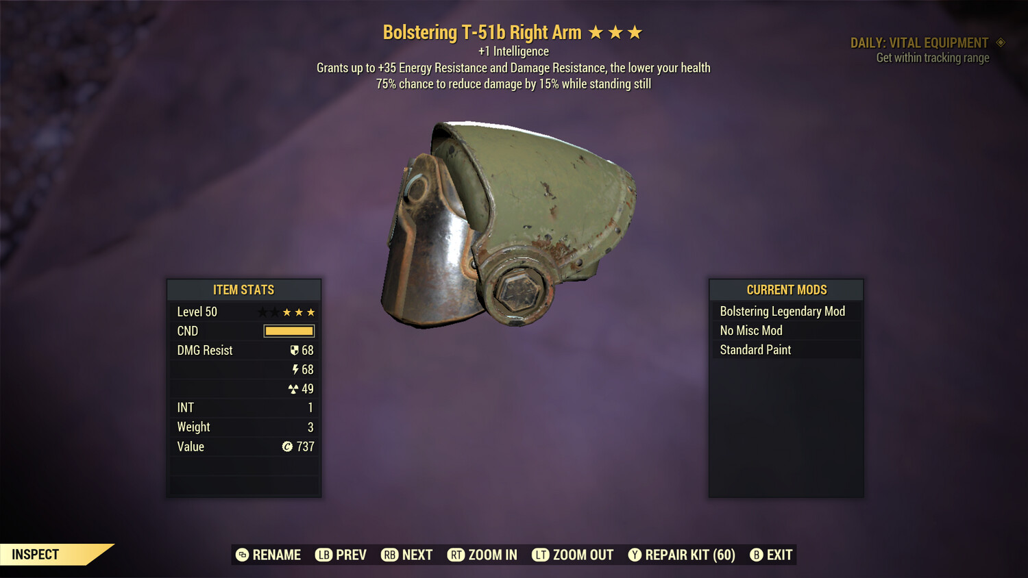 Bolstering 1I Sentinel T51 RA