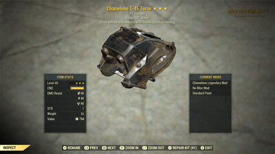 Chameleon 1S Durability T45 Torso