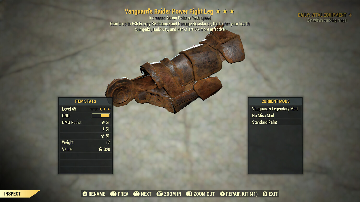 Vanguard AP Refresh Stim Raider RL