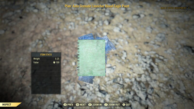 Auto Grenade Launcher Blood Eagle Paint