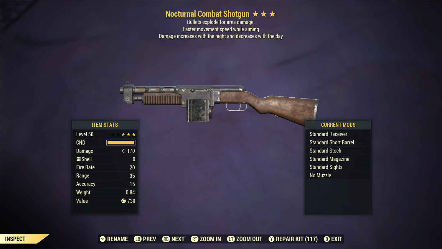 Nocturnal Explosive FMSWA Combat Shotgun