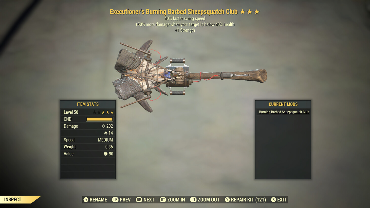 Executioners 1S/SS Sheepsquatch Club