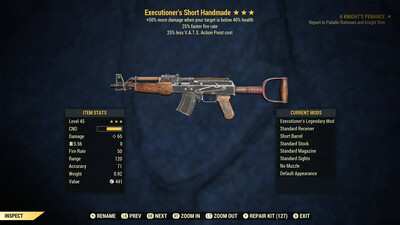 Executioners 25/25 Handmade