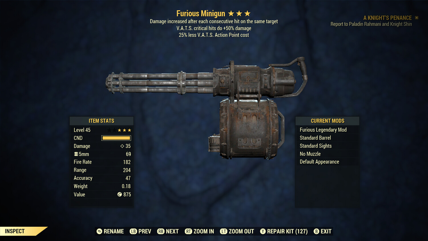 Furious 50/25 Minigun