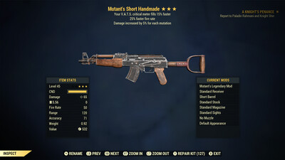 Mutants 25/15 Handmade