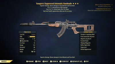 Vampire 50/15c Handmade