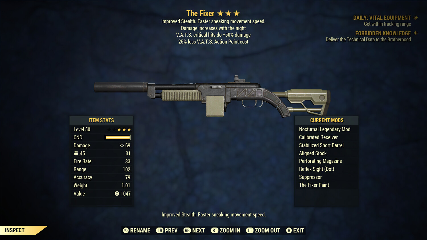The Fixer: Nocturnal 50/25